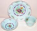 012419 CALYX WARE FLORAL POTTERY SET 138 PIECES