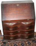 011616 MAHOGANY DROPFRONT DESK H405 W30 D18