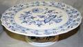 010457 MEISSEN BLUE ONION PORCELAIN CAKE COMPOTE