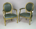 Four reproduction armchairs