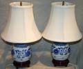 060546 CHINESE PORCELAIN LAMPS FROM VASES PAIR