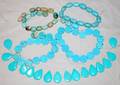 060528 NATIVE AM TURQUOISE OVAL ROUND BEAD STRANDS