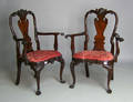 Pair of Stickley Queen Anne style armchairs