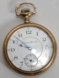 040532 HAMPTON WATCH CO OPEN FACE POCKET WATCH