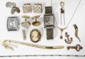 031566 MISCELLANEOUS JEWELRY GROUPING 17 PIECES