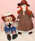 030558 RAGGEDY ANDY AND ANNE OF GREEN GABLES DOLLS