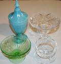 030535 CUT CRYSTAL COMPOTE SHERBET GLASS 4 PCS