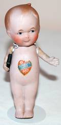 030549 JAPANESE BISQUE KEWPIE DOLL SUNDAYS CHILD