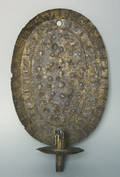 Tin wall sconce early 19th c