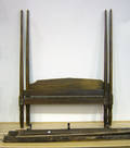 Pennsylvania poplar pencil post bed ca 1800