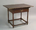 New England painted pine and maple tavern table late 18th c
