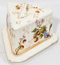 011641 ENGLISH EARTHENWARE CHEESE KEEPER C1890
