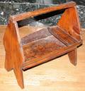 122501 PRIMITIVE PINE TOOL BOX 19TH C L20