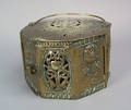 Dutch octagonal brass footwarmer 17th c