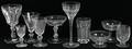 041572 ASSORTED GLASS STEMWARE LATE 20TH CENTURY