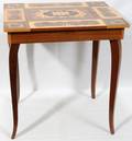 030583 ROMA REUGE MAHOGANY SWISS MUSICAL TABLE