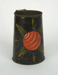 Black tole mug 19th c