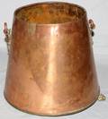 022543 COPPER BUCKET H 11 DIA 12