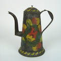 Pennsylvania black tole coffee pot 19th c