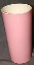 010544 HULL PINK POTTERY VASE H9