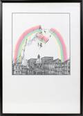 122516 MIXED MEDIA PRINT ARCHITECTURE WRAINBOW
