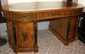 052039 EMPIRE STYLE BURL YEW WOOD DESK WORMOLU