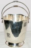 051011 PERUVIAN STERLING SILVER ICE BUCKET W DRAIN