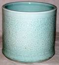 050058 CHINESE CELADON BRUSH POT H 6 12 D 7 12