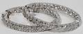 042046 350 CT INSIDEOUTSIDE DIAMOND HOOP EARRINGS