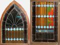 031014 STAINED GLASS WINDOWS EARLY 20TH CENTURY TWO