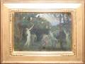 022029 LOUIS FREDERICK BERNEKER OIL ON CANVAS NYMPHS