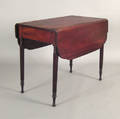 Pennsylvania Sheraton mahogany pembroke table ca 1815
