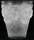 012045 LALIQUE SILENES GLASS VASE 20TH C H8 DIA7