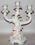 011047 HUTSCHENREUTHER PORCELAIN CANDELABRUM C1960