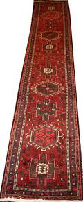 010036 HERIZ PERSIAN WOOL RUNNER 24x127