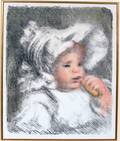 122012 PIERRE RENOIR LITHOGRAPH LENFANT AU BISCUIT