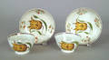 Pair of pearlware cups and saucers early 19th c