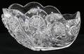 100087 AMERICAN CUT GLASS SHELL SHAPE BOWL C1900