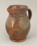 Medinger redware pitcher