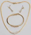 092080 37CT DIAMOND BRACELET NECKLACE  EARRINGS