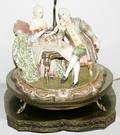 101135 PORCELAIN FIGURE GROUP AS A TABLE LAMP H355