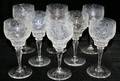 101125 KOSTA SWEDISH ETCHED CRYSTAL WHITE WINES