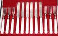 101118 J SANDERSON ENGLISH STERLING  MOP FLATWARE