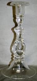 100071 STEUBEN CRYSTAL ENCASED TEARDROP CANDLESTICK