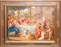 072078 EUROPEAN OIL ON CANVAS THE LAST SUPPER