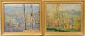 072074 CYRIL P BRADY OILS IMPRESSIONIST LANDSCAPES
