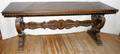 102076 RENAISSANCE REVIVAL STYLE WALNUT LIBRARY TABLE