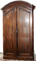 102074 LATE VICTORIAN FIGURED MAHOGANY ARMOIRE