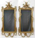 102071 GEORGE III GILT GESSO OVER WOOD WALL MIRRORS