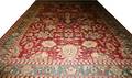 100098 INDIAN AGRA WOOL CARPET 12x17